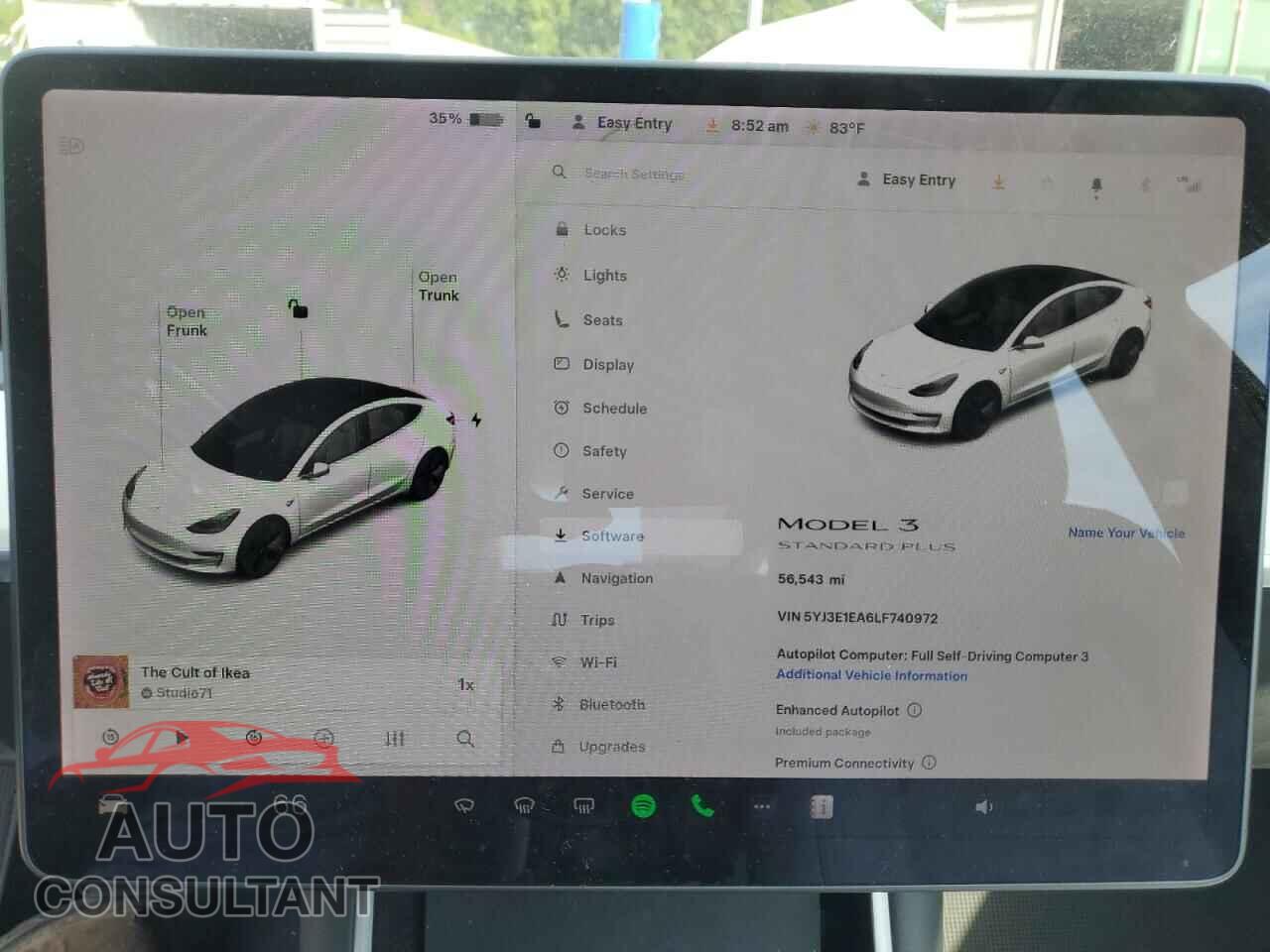 TESLA MODEL 3 2020 - 5YJ3E1EA6LF740972