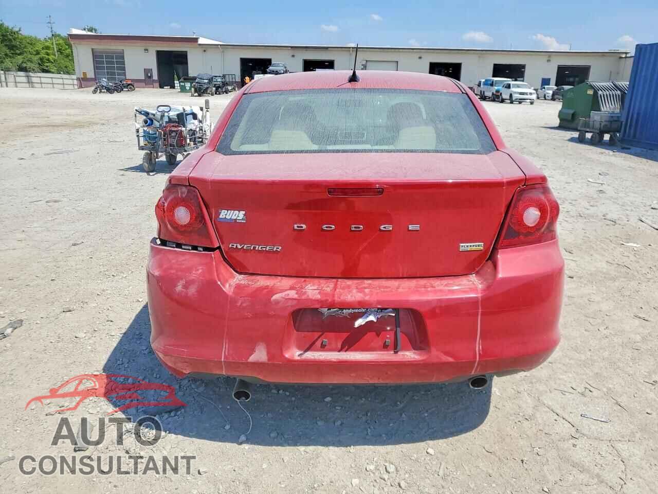 DODGE AVENGER 2012 - 1C3CDZAG0CN322053