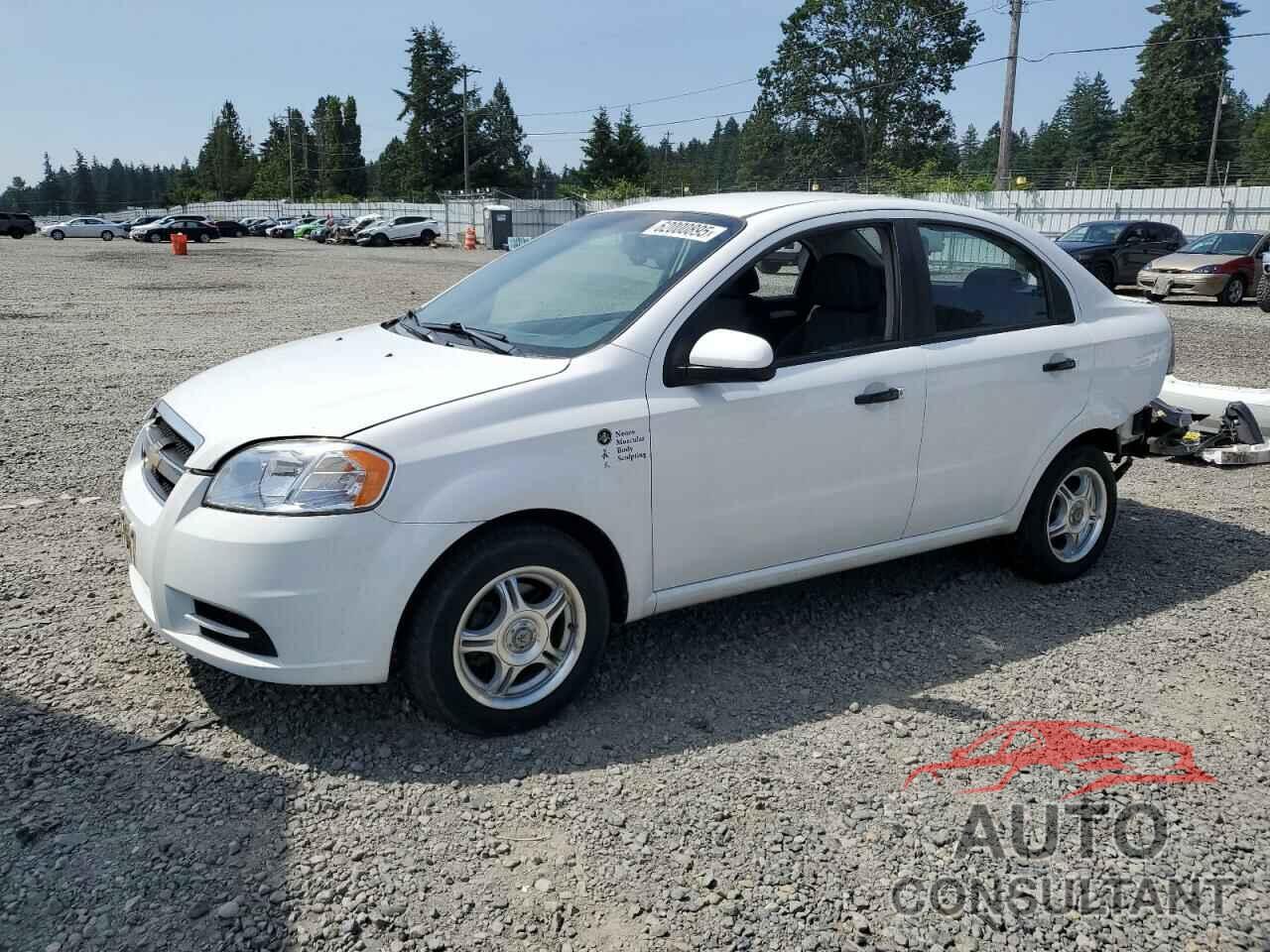 CHEVROLET AVEO 2010 - KL1TD5DE7AB127992