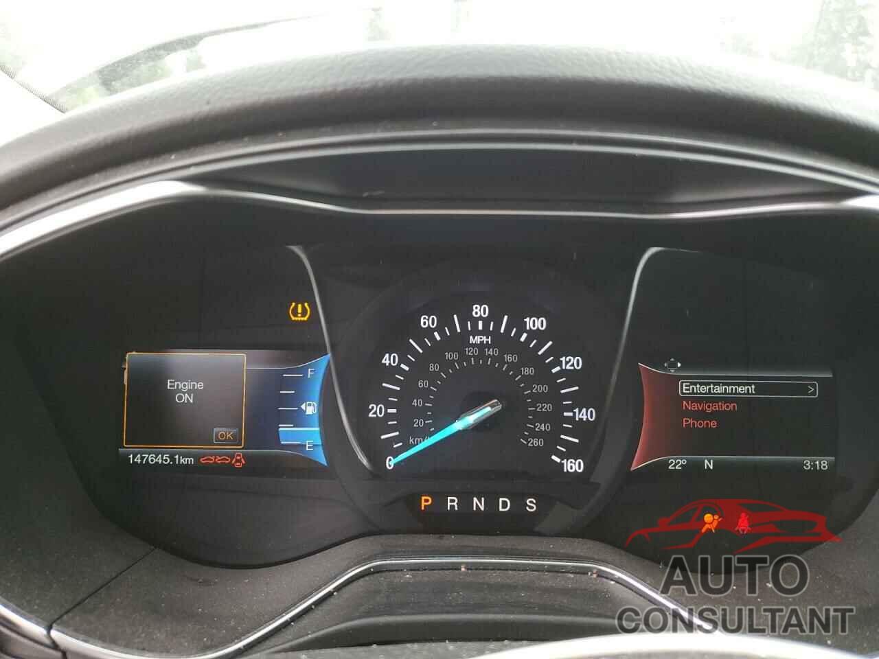 FORD FUSION 2017 - 3FA6P0D93HR389152