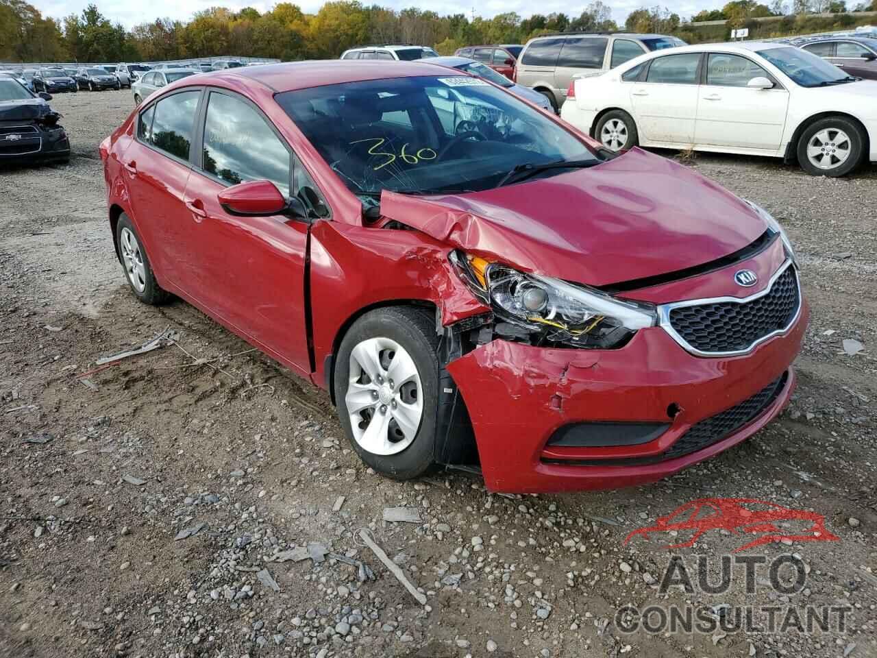 KIA FORTE 2016 - KNAFK4A65G5610761