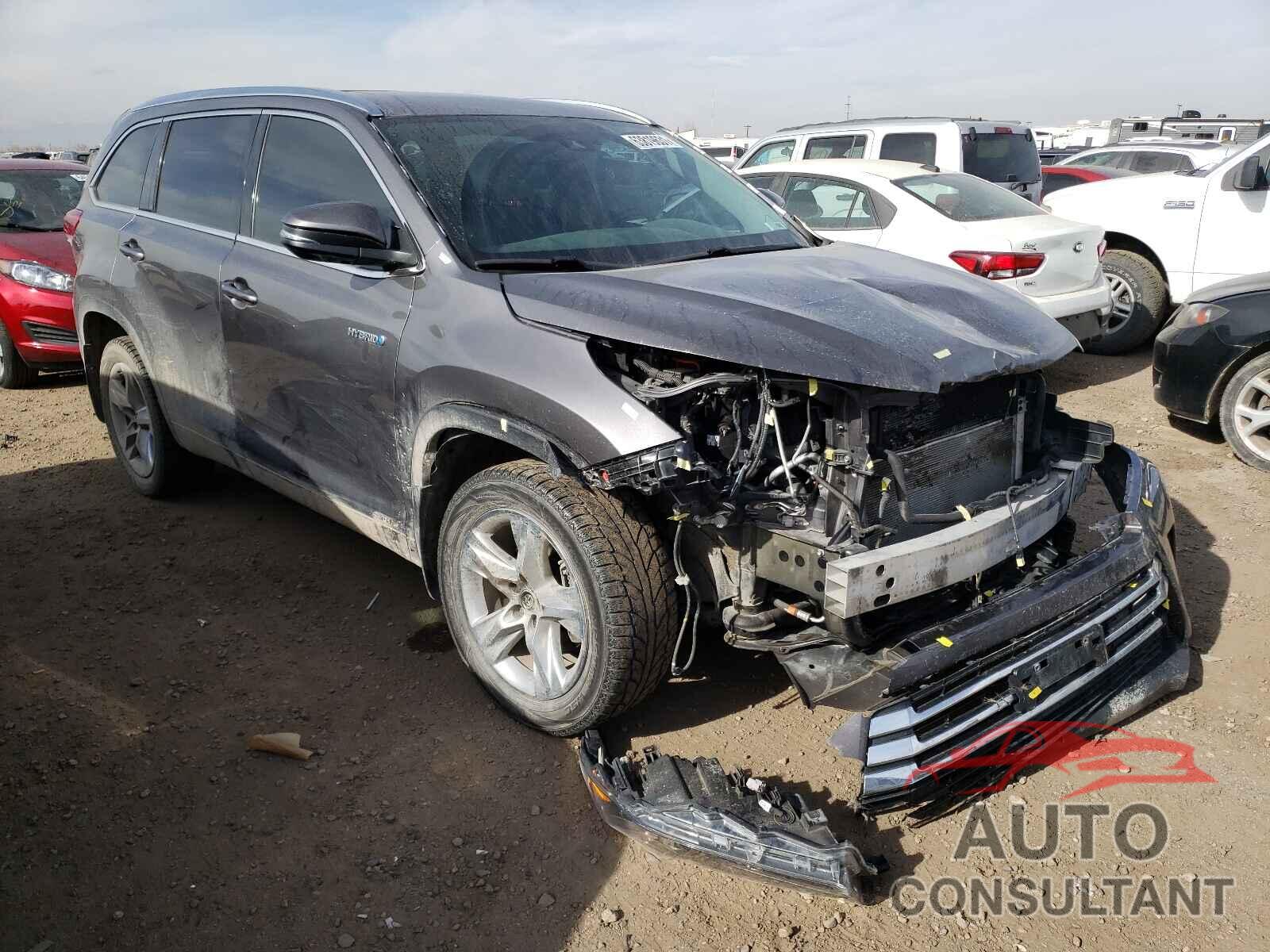 TOYOTA HIGHLANDER 2017 - 5TDDGRFH8HS024408