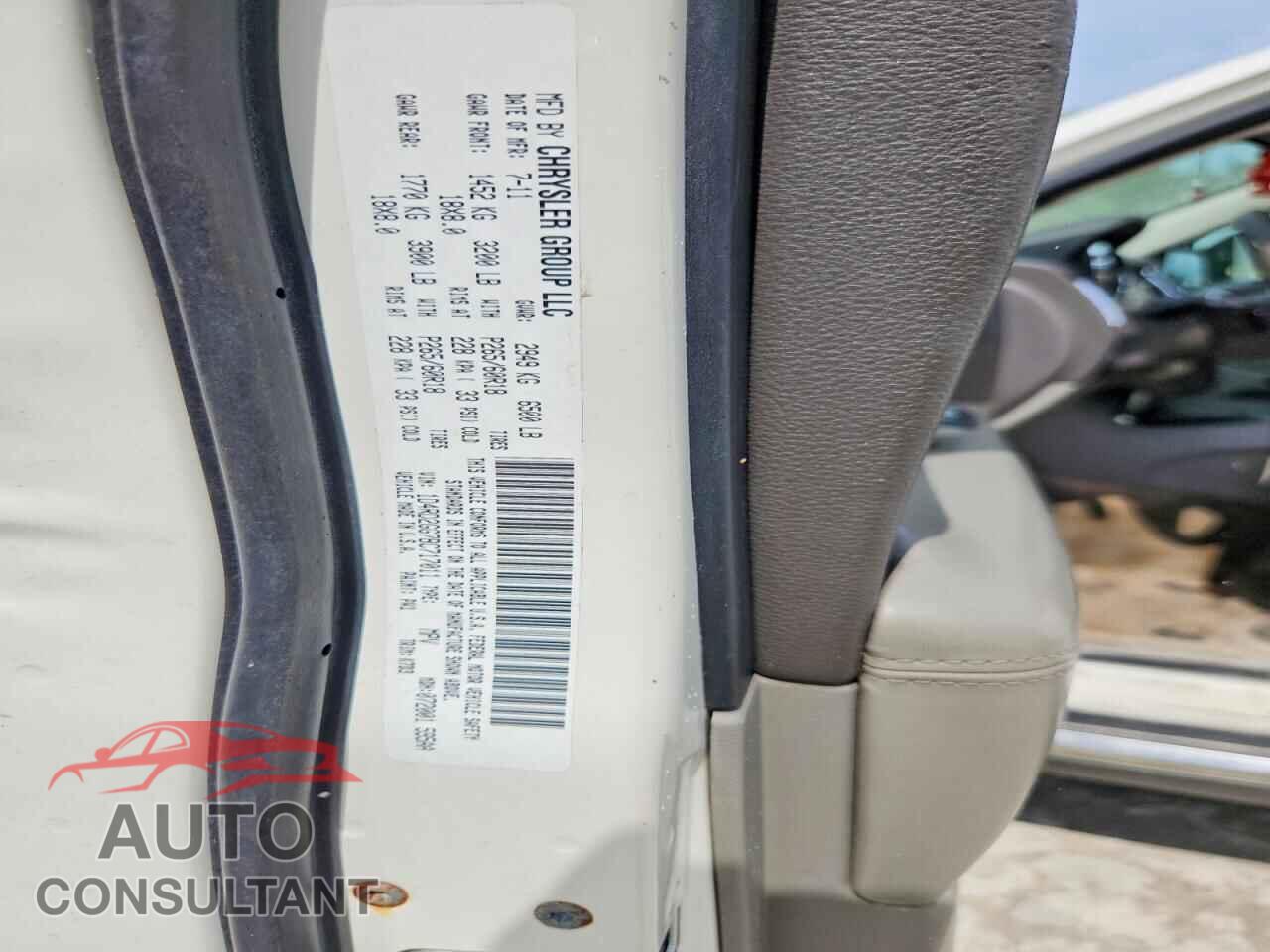DODGE DURANGO 2011 - 1D4RD2GG7BC717011