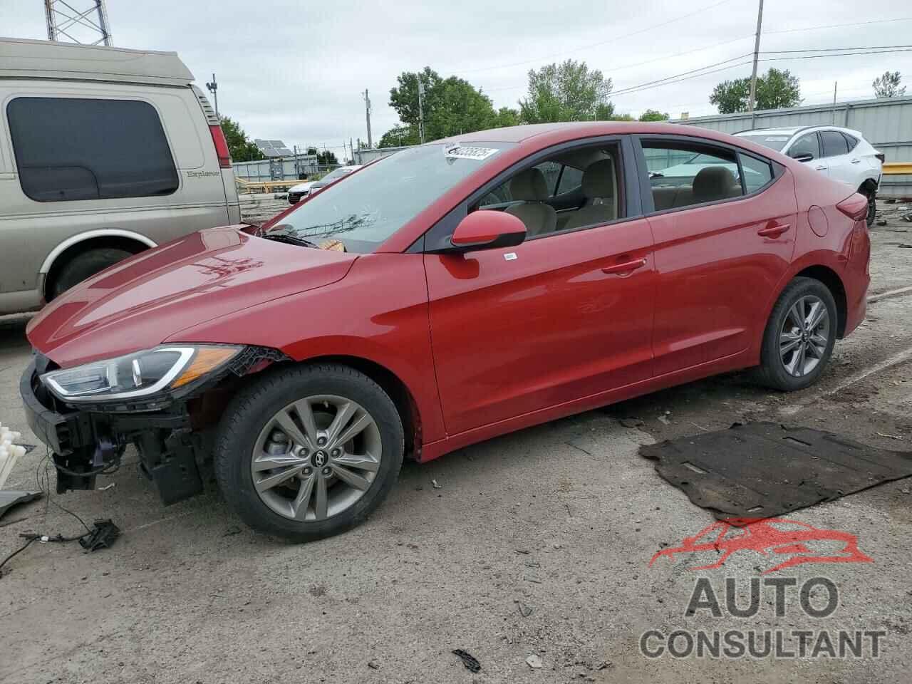 HYUNDAI ELANTRA 2017 - KMHD84LF9HU142235