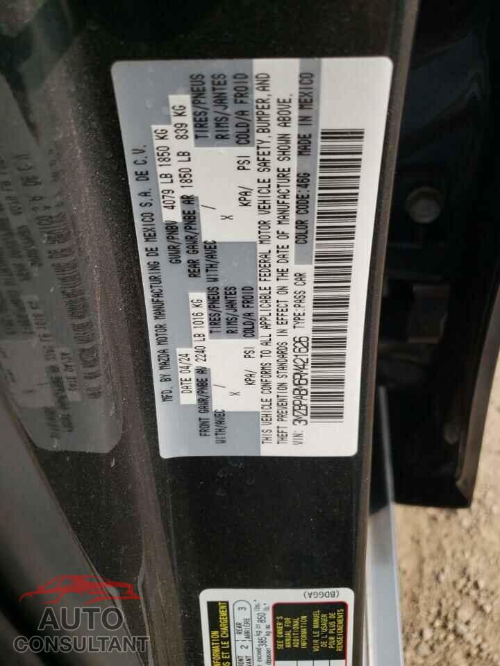 MAZDA 3 SELECT S 2024 - 3MZBPABM6RM421626