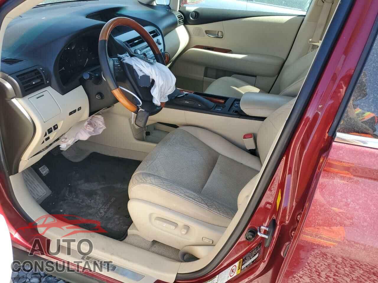 LEXUS RX350 2011 - 2T2ZK1BA8BC043230