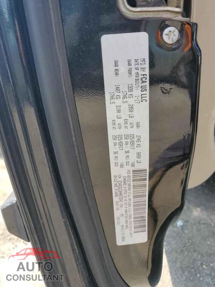 DODGE CARAVAN 2017 - 2C4RDGCG0HR672543