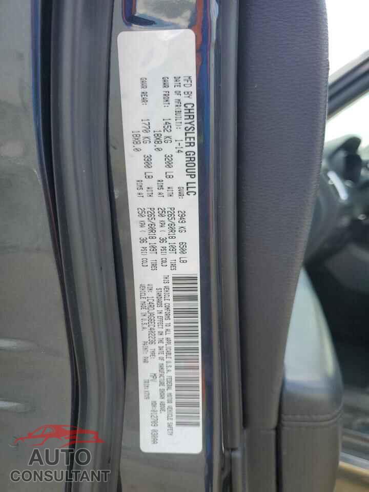 DODGE DURANGO 2014 - 1C4RDJAG6EC402236