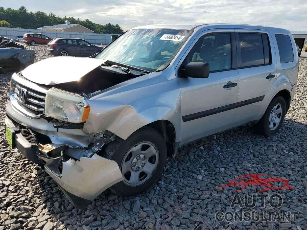 HONDA PILOT 2012 - 5FNYF4H23CB005813