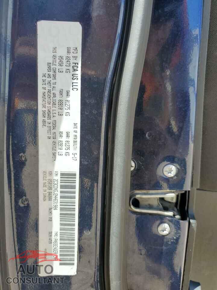 DODGE CHARGER 2017 - 2C3CDXGJ2HH631904