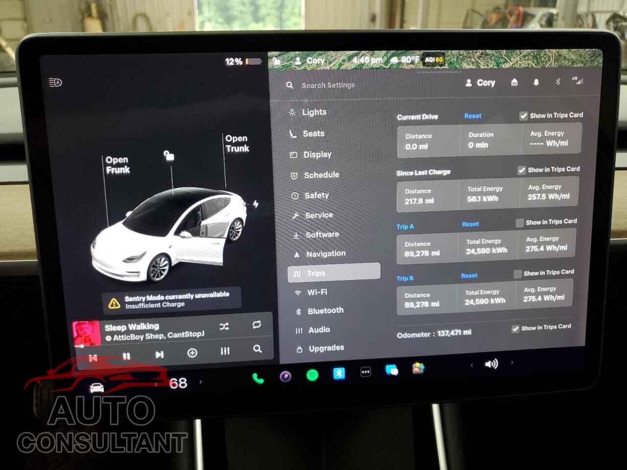 TESLA MODEL 3 2018 - 5YJ3E1EB5JF185745