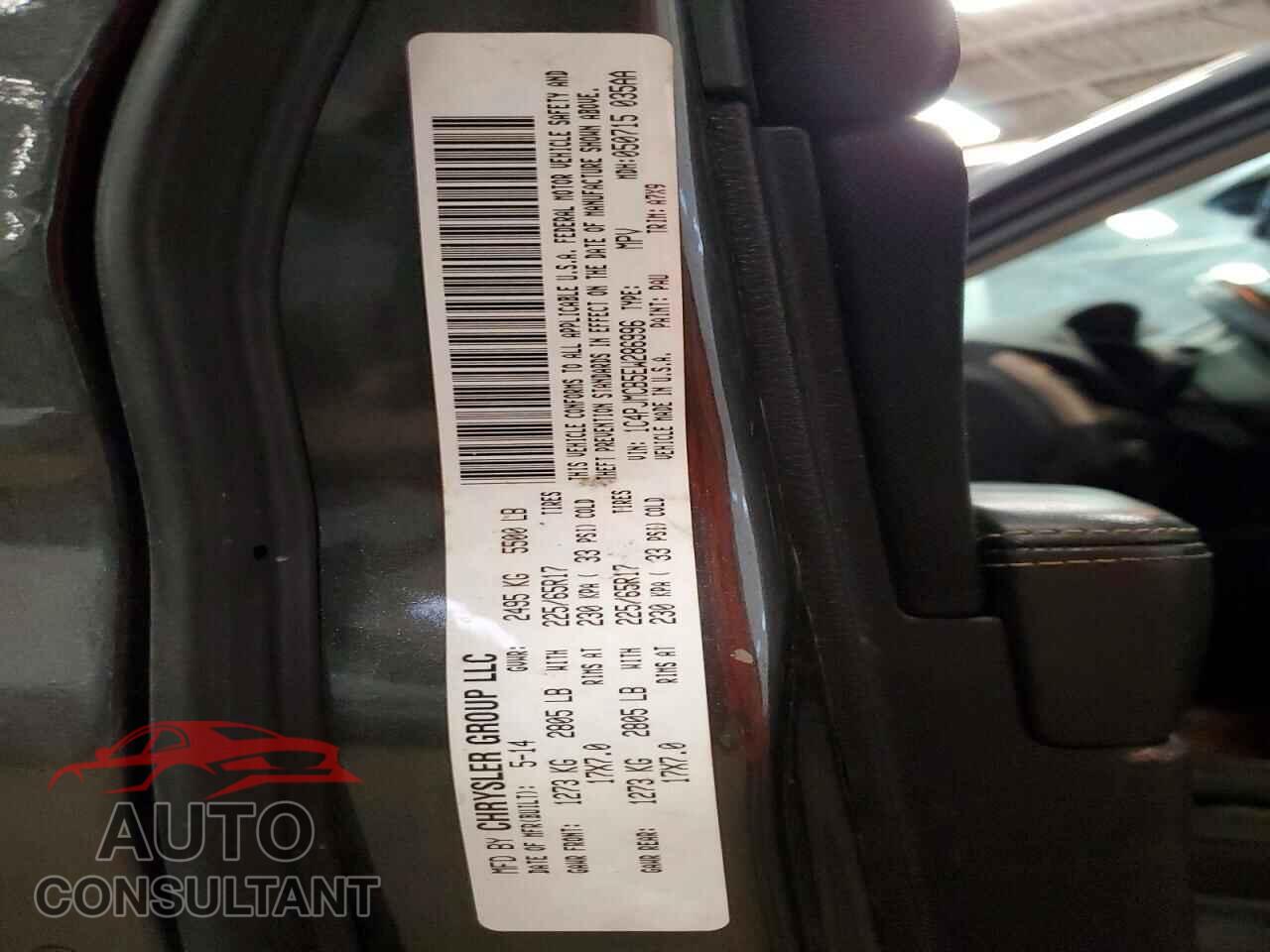 JEEP CHEROKEE 2014 - 1C4PJMCB5EW286996