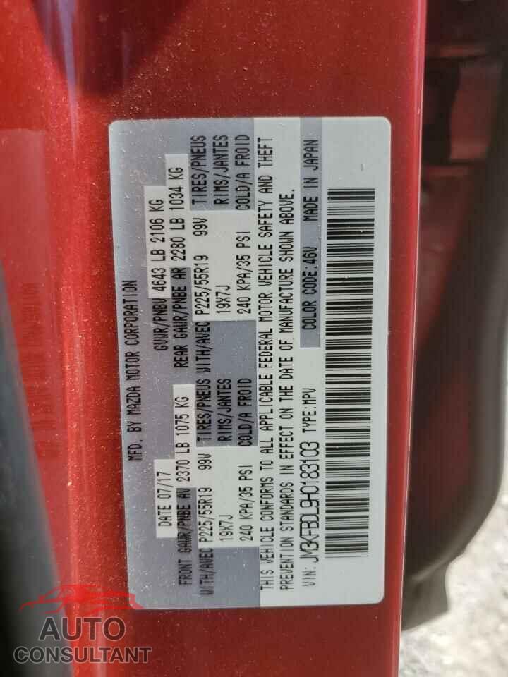 MAZDA CX-5 2017 - JM3KFBDL9H0183103