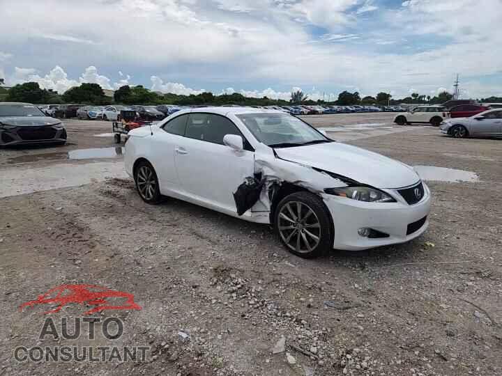LEXUS IS 2013 - JTHFE2C22D2509794