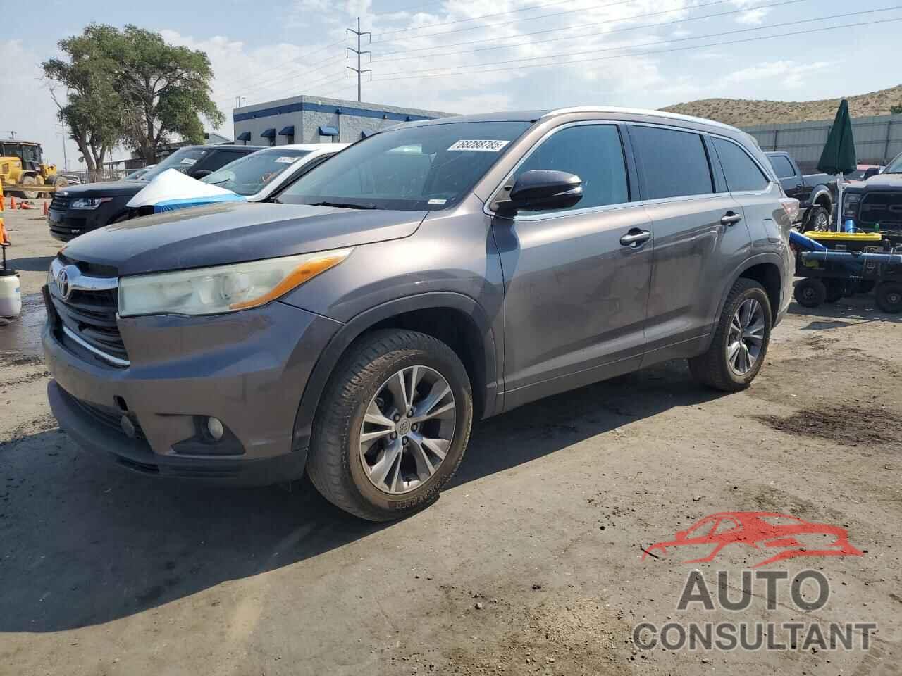 TOYOTA HIGHLANDER 2014 - 5TDKKRFH7ES012915