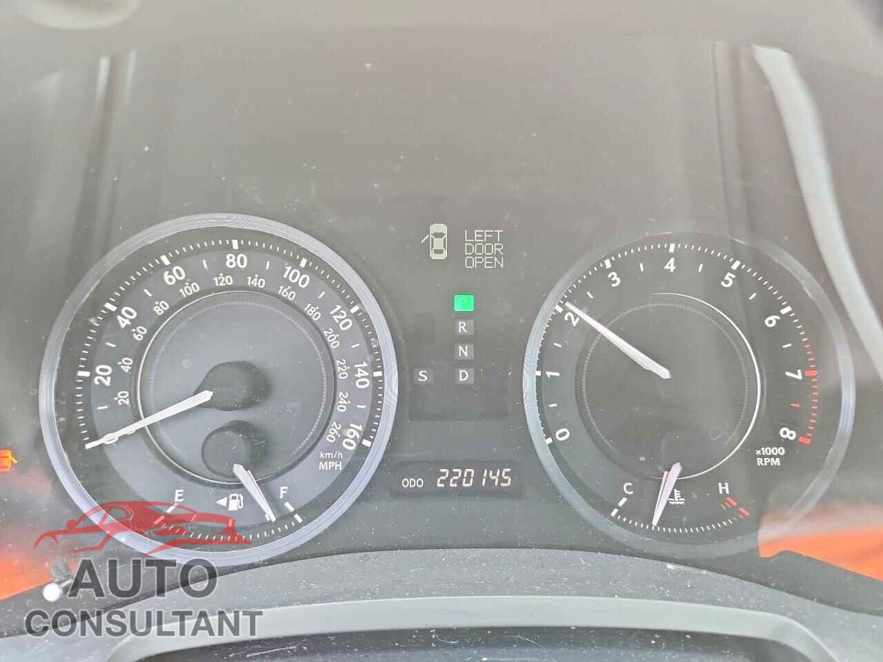 LEXUS IS 2010 - JTHFF2C26A2504249