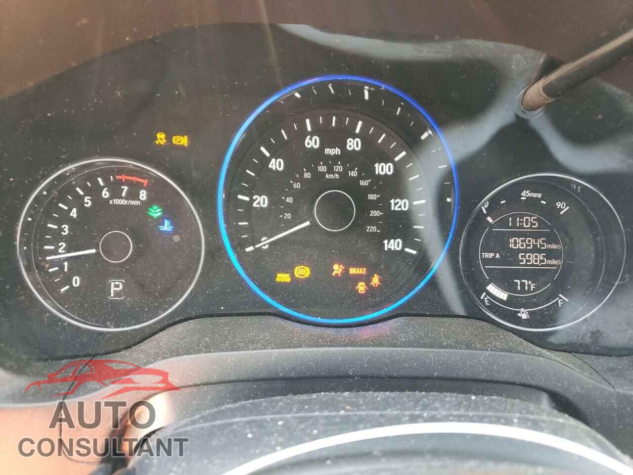 HONDA HR-V 2017 - 3CZRU5H5XHM717985