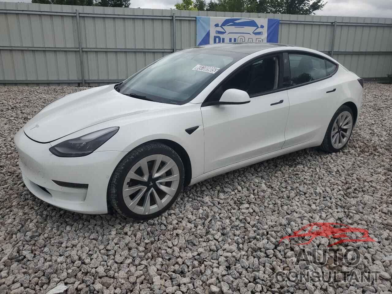 TESLA MODEL 3 2022 - 5YJ3E1EA6NF369945