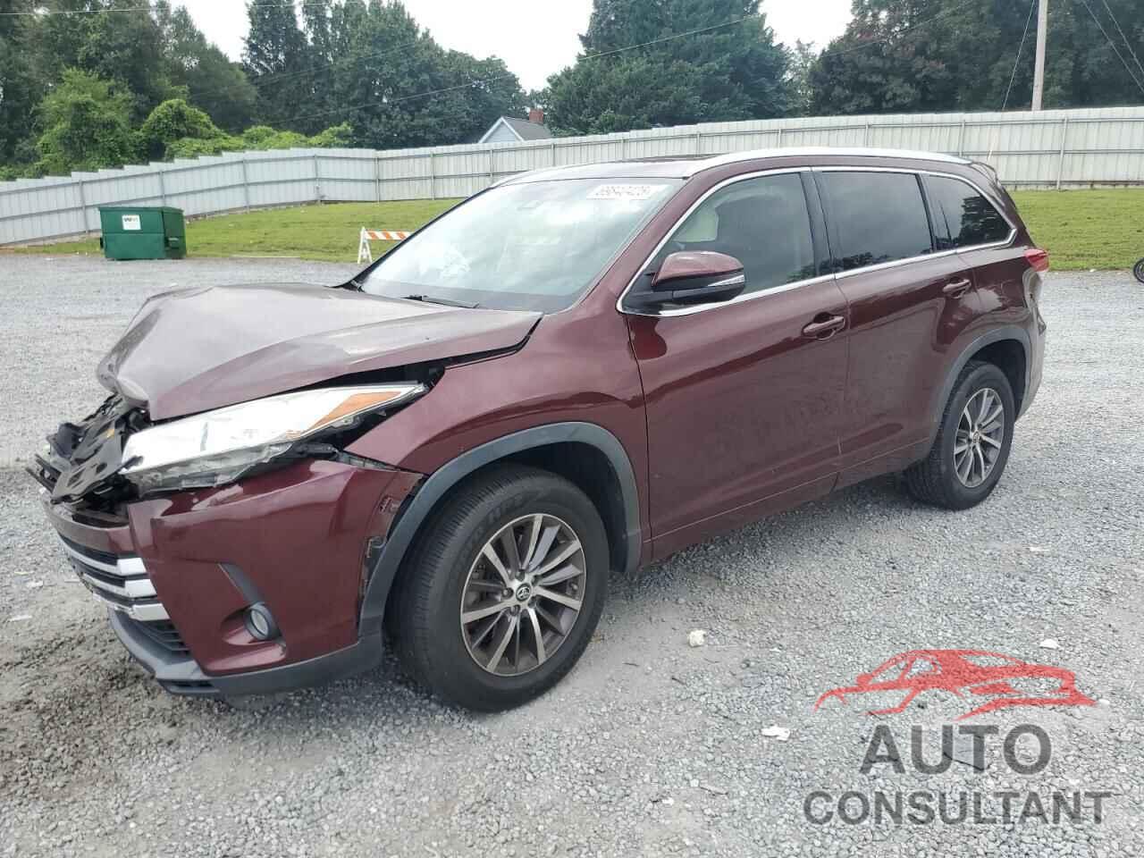 TOYOTA HIGHLANDER 2017 - 5TDKZRFHXHS232016