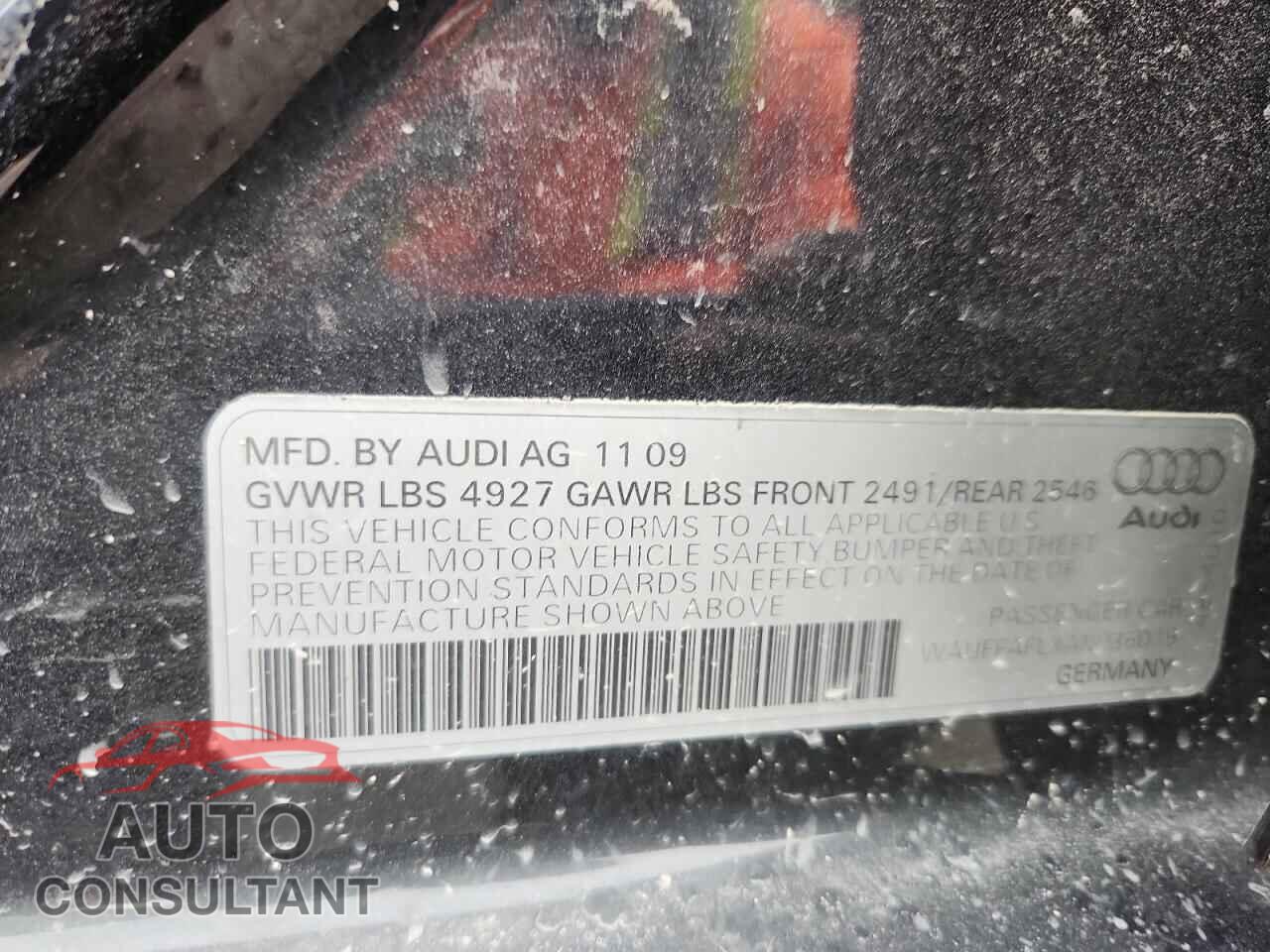 AUDI A4 2010 - WAUFFAFLXAN036019