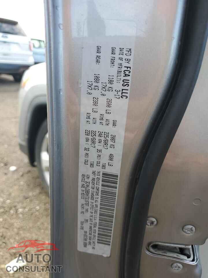 JEEP COMPASS 2017 - 3C4NJDBBXHT618787