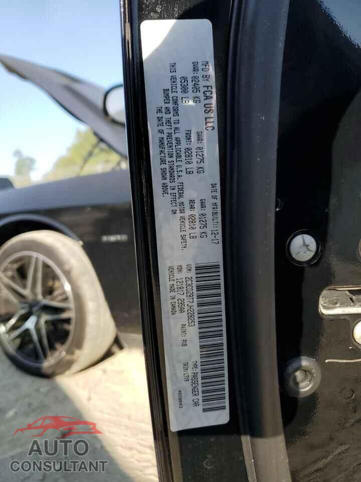DODGE CHALLENGER 2018 - 2C3CDZBT7JH228253