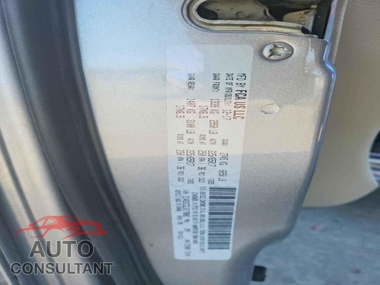 DODGE CARAVAN 2018 - 2C4RDGCG2JR178805