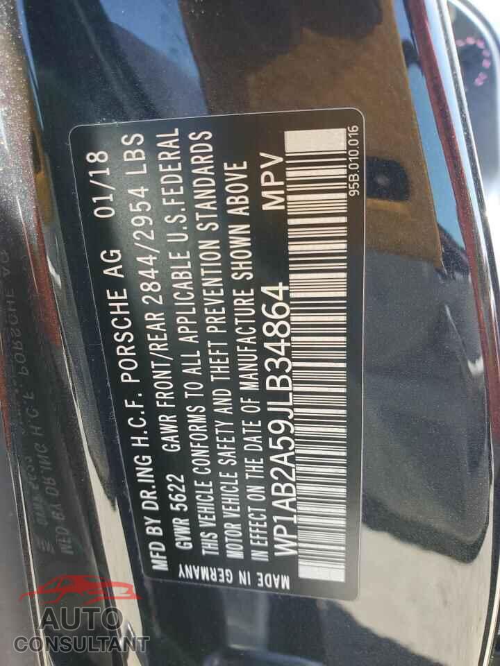 PORSCHE MACAN 2018 - WP1AB2A59JLB34864