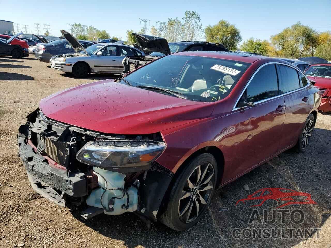CHEVROLET MALIBU 2017 - 1G1ZE5ST2HF241072