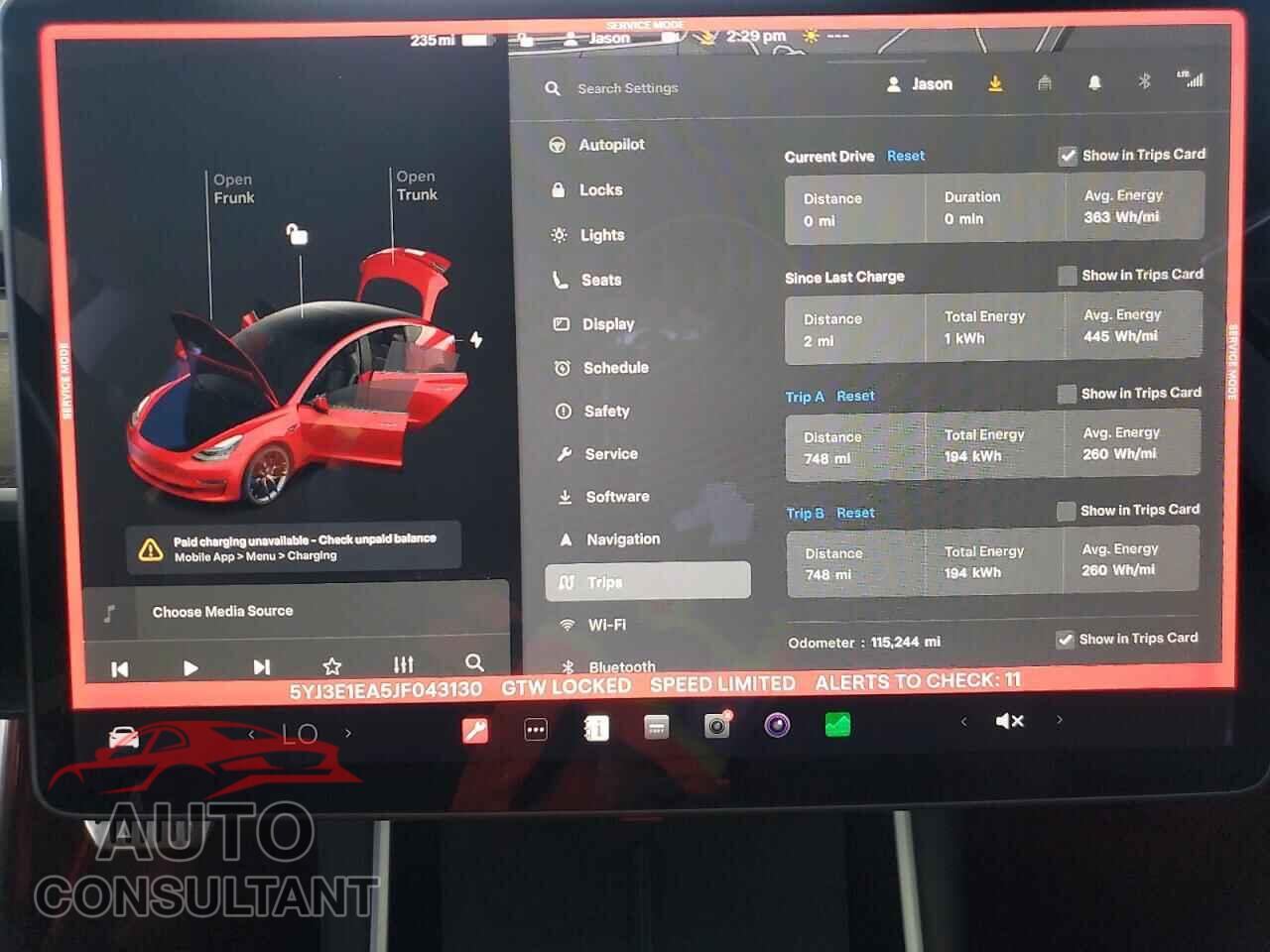 TESLA MODEL 3 2018 - 5YJ3E1EA5JF043130