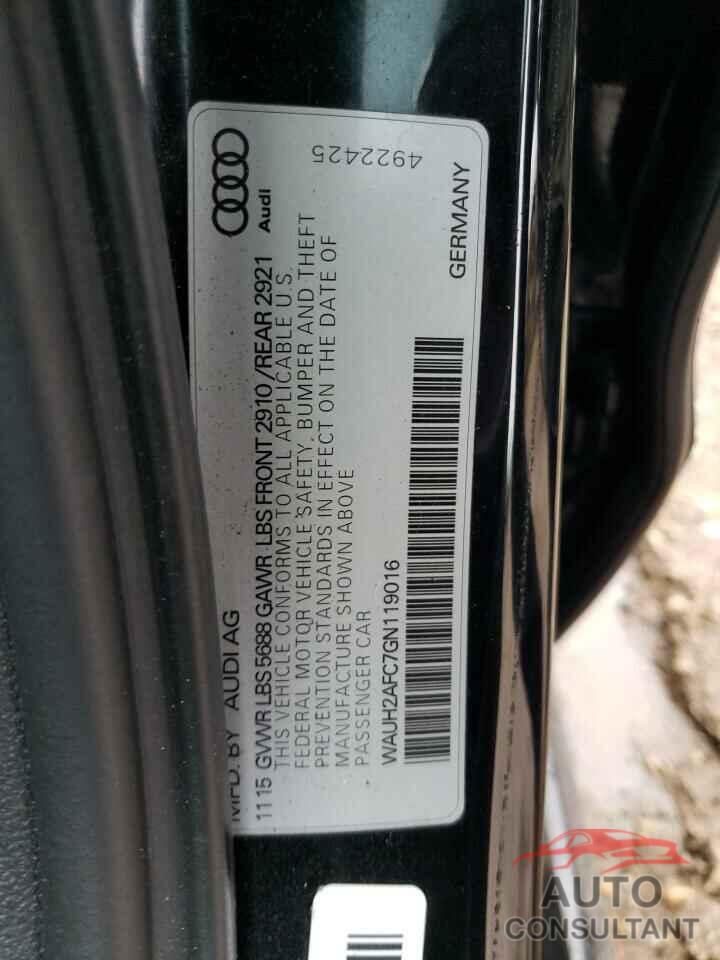 AUDI S6/RS6 2016 - WAUH2AFC7GN119016