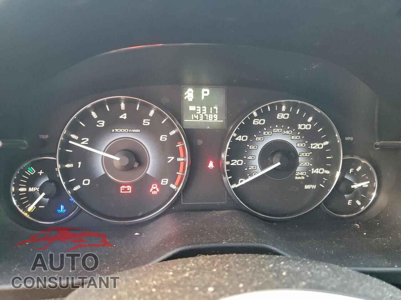 SUBARU OUTBACK 2010 - 4S4BRBKC8A3377351