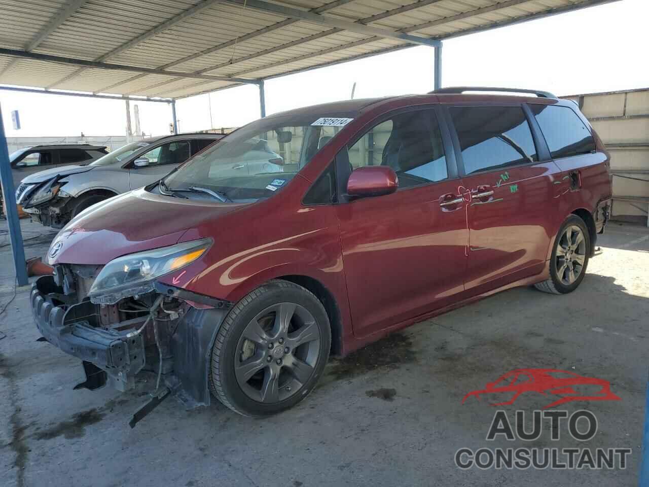 TOYOTA SIENNA 2015 - 5TDXK3DC0FS636115