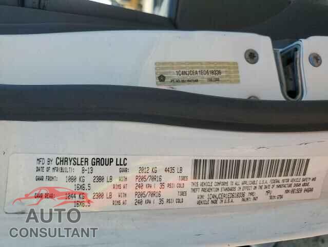JEEP COMPASS 2014 - 1C4NJCEA1ED618336