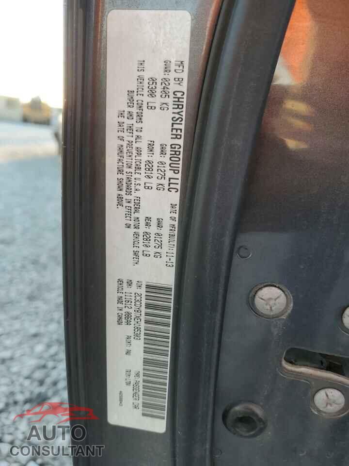 DODGE CHALLENGER 2014 - 2C3CDYBTXEH185303