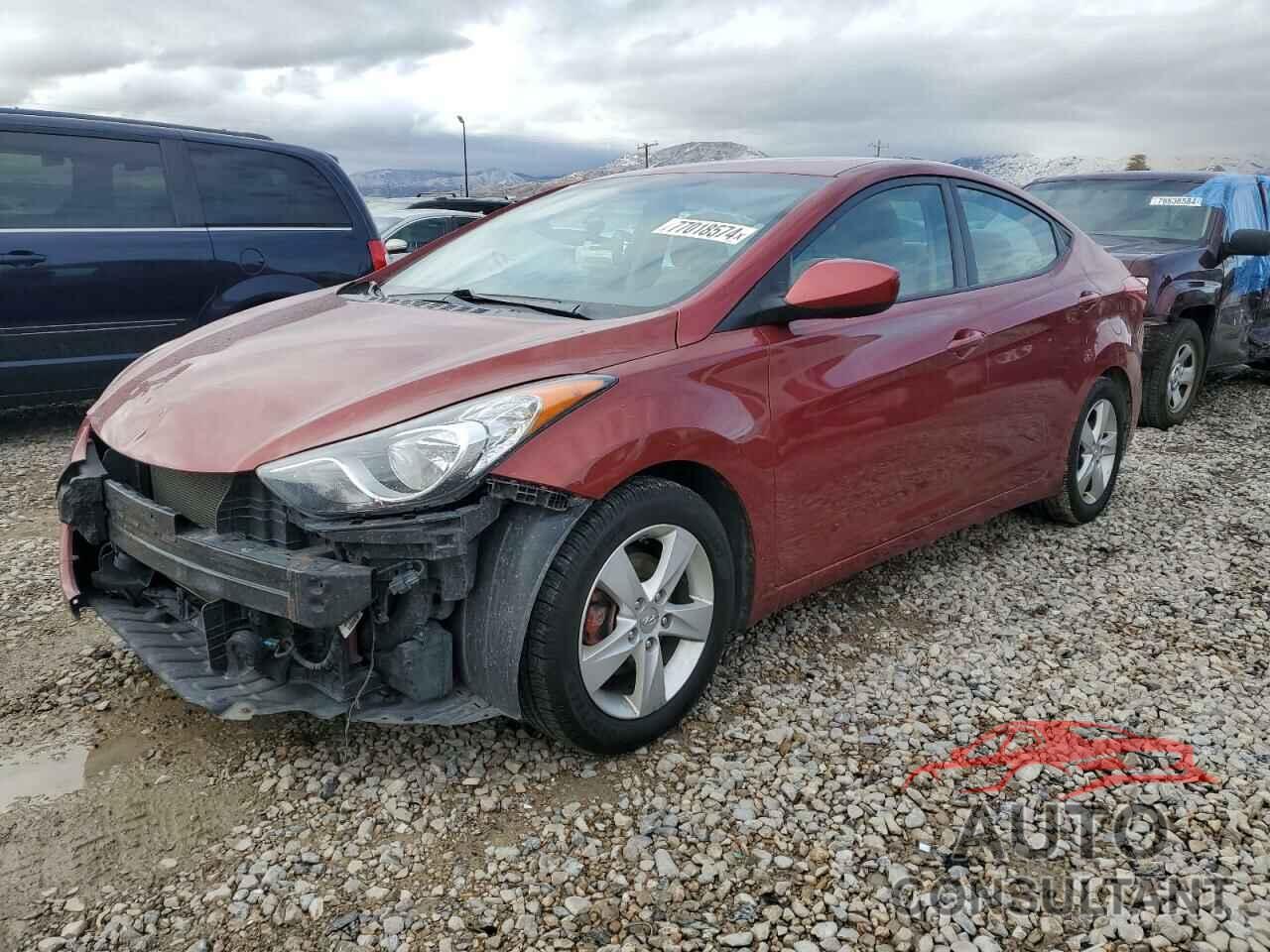 HYUNDAI ELANTRA 2013 - 5NPDH4AE5DH346307