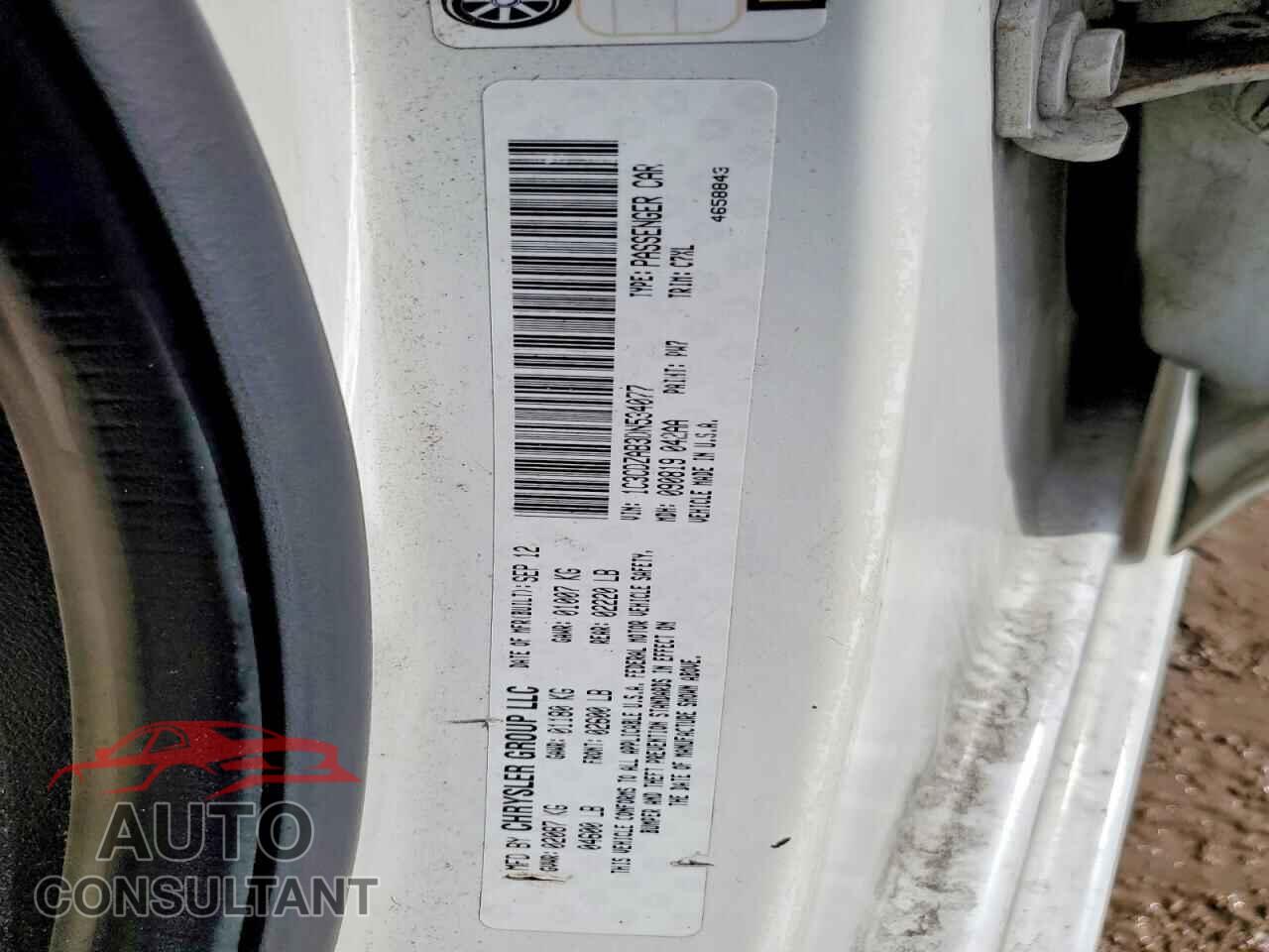 DODGE AVENGER 2013 - 1C3CDZAB3DN534077