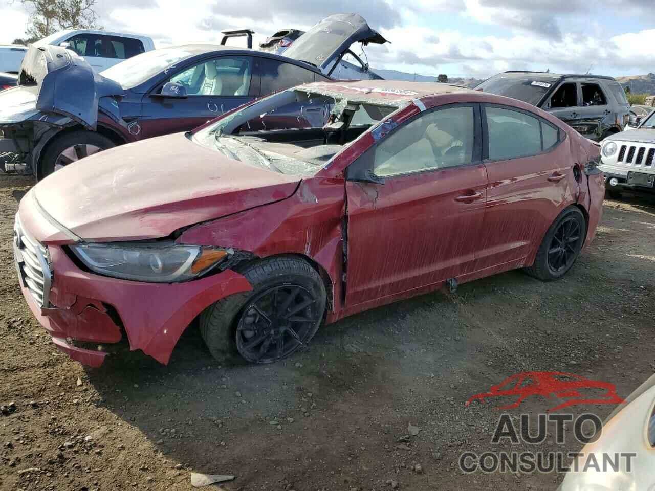 HYUNDAI ELANTRA 2018 - 5NPD84LF2JH270689