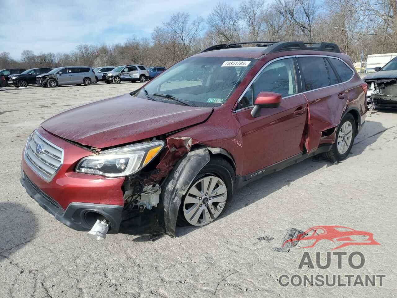 SUBARU OUTBACK 2016 - 4S4BSAEC7G3209428