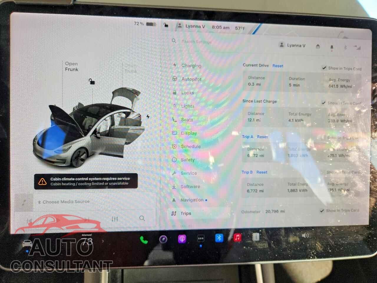 TESLA MODEL 3 2018 - 5YJ3E1EB7JF096209