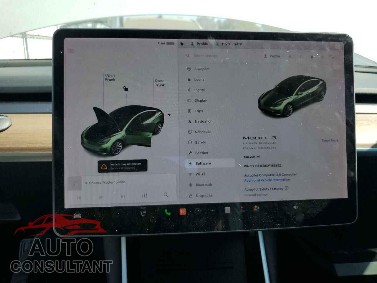 TESLA MODEL 3 2018 - 5YJ3E1EB6JF185852