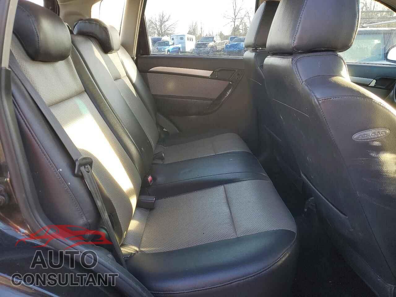 CHEVROLET AVEO 2009 - KL1TG66E29B347370