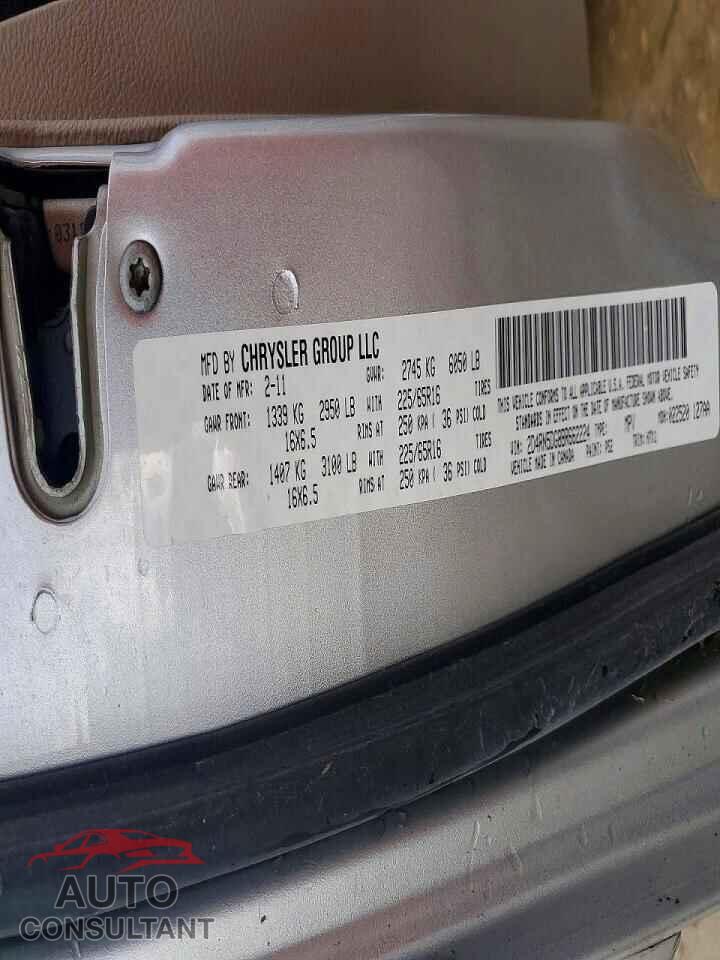 DODGE CARAVAN 2011 - 2D4RN5DG8BR662224