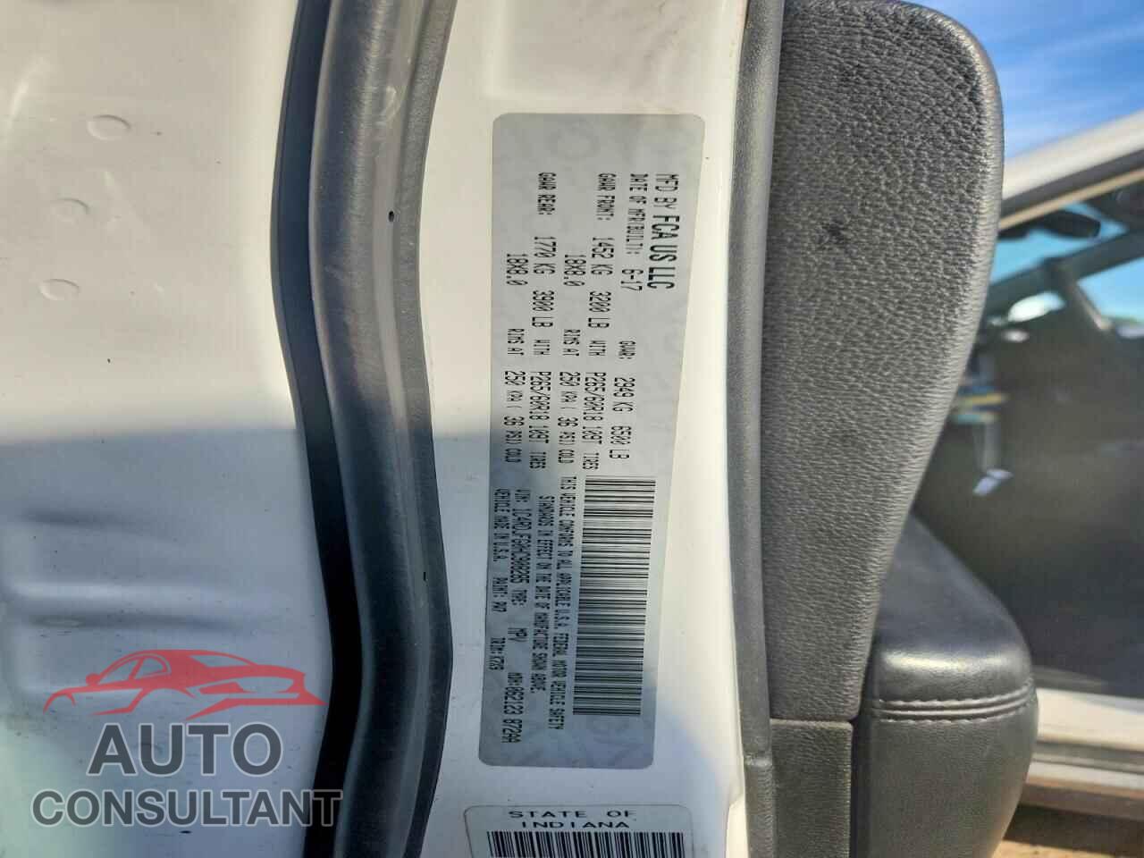 DODGE DURANGO 2017 - 1C4RDJFG0HC908285