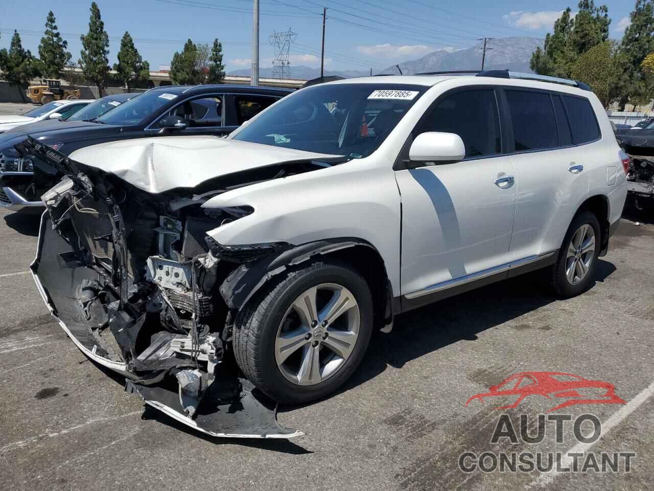 TOYOTA HIGHLANDER 2012 - 5TDYK3EH3CS058828
