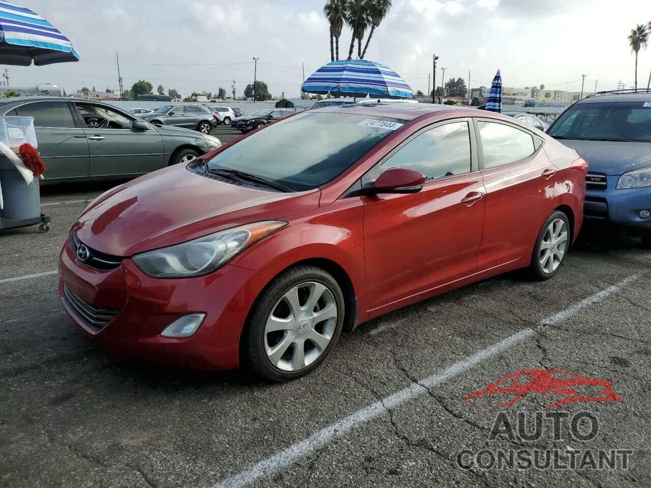 HYUNDAI ELANTRA 2012 - KMHDH4AE1CU495670
