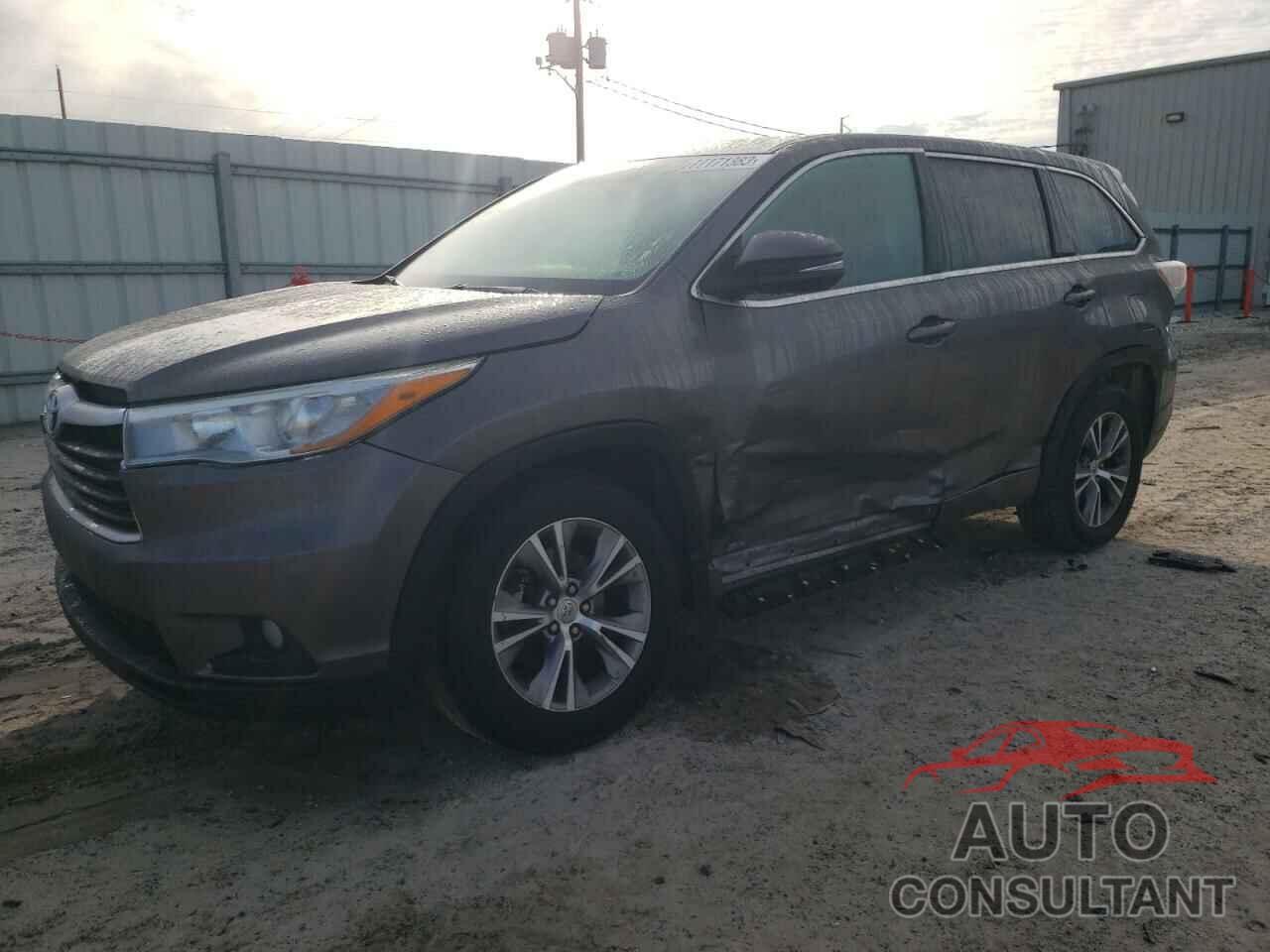 TOYOTA HIGHLANDER 2015 - 5TDZKRFH8FS118368