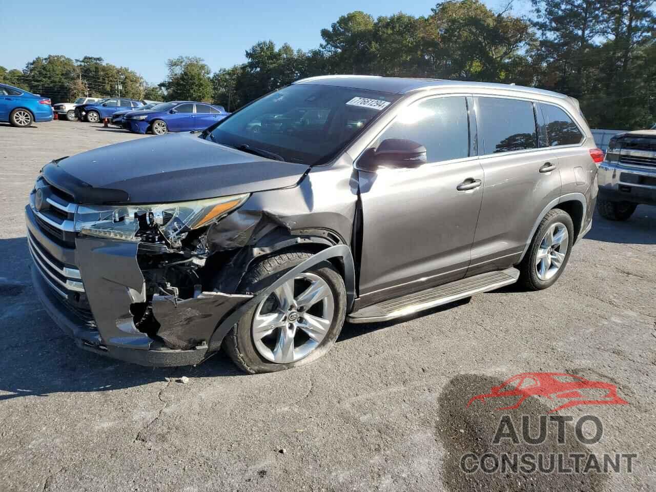 TOYOTA HIGHLANDER 2017 - 5TDYZRFH8HS188091