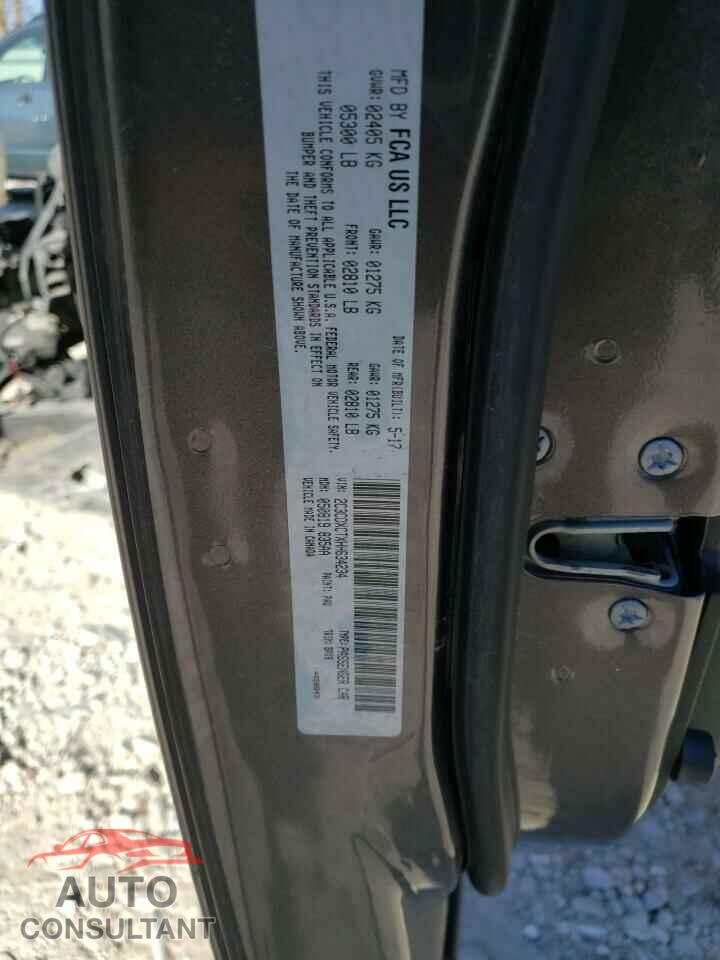 DODGE CHARGER 2017 - 2C3CDXCTXHH634234