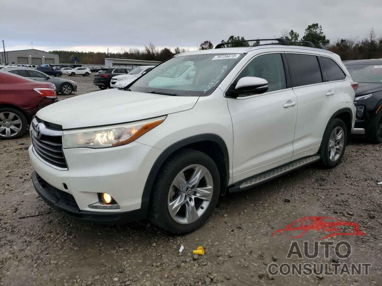 TOYOTA HIGHLANDER 2016 - 5TDYKRFH3GS130649